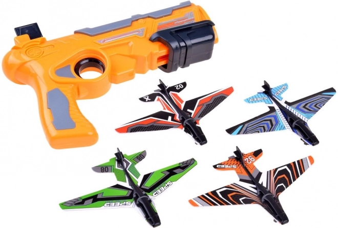 Airplane Launching Gun Set
