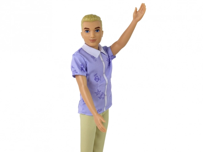 Children's Doll Paulo with Blonde Hair and Shirt