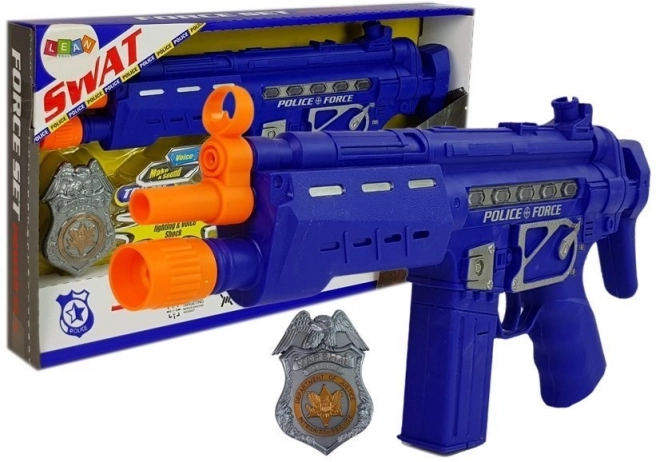 Police Set Toy with Light and Sound Effects