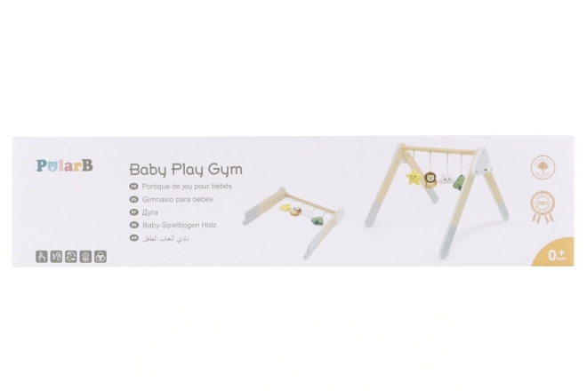 Wooden Baby Gym With Toys