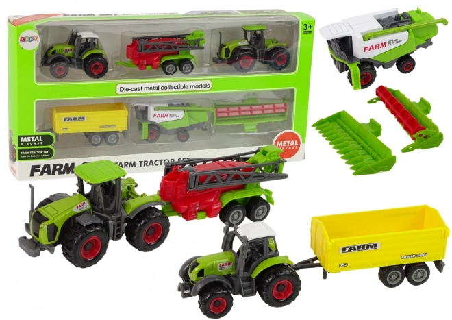 Set of 6 Farm Vehicles