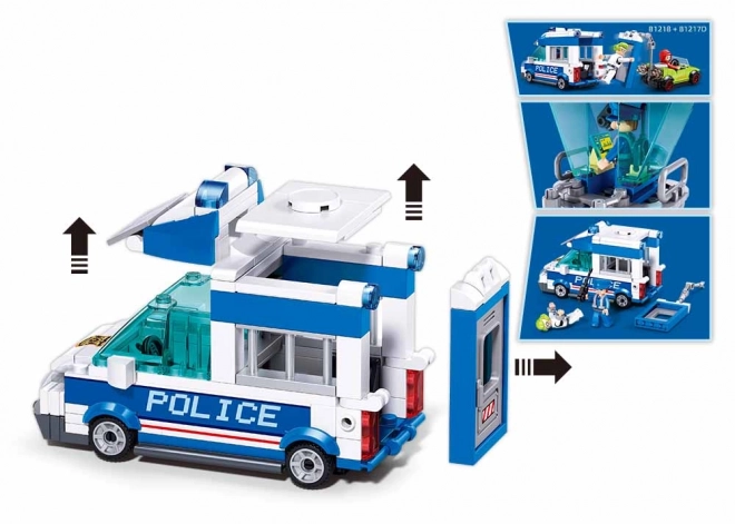 Sluban Transport Vehicle Adventure Set: Gangsters Behind Bars