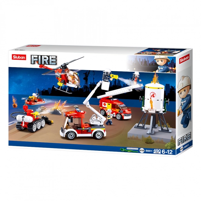 Fire Rescue Unit Building Set