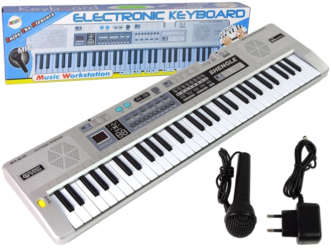 Children's Keyboard with Microphone 61 Keys