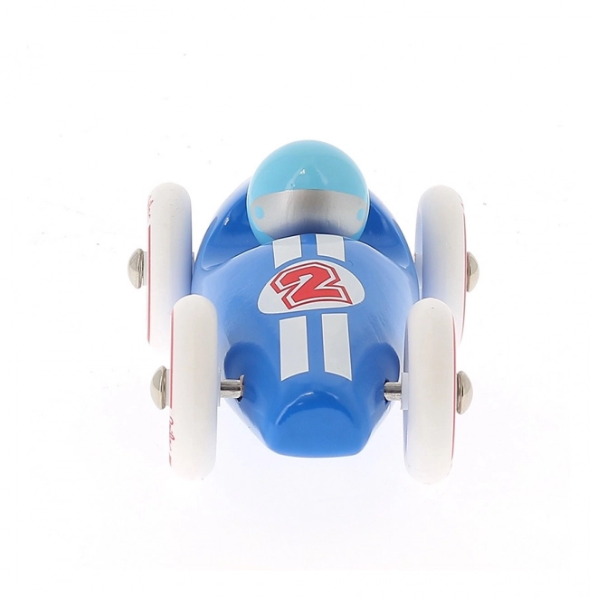 Vilac Racing Car Blue with White Wheels