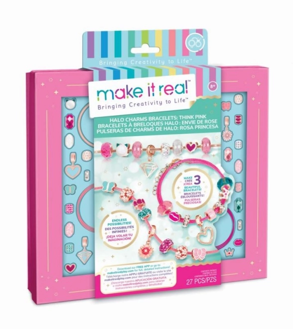 Pink Bracelet Making Kit