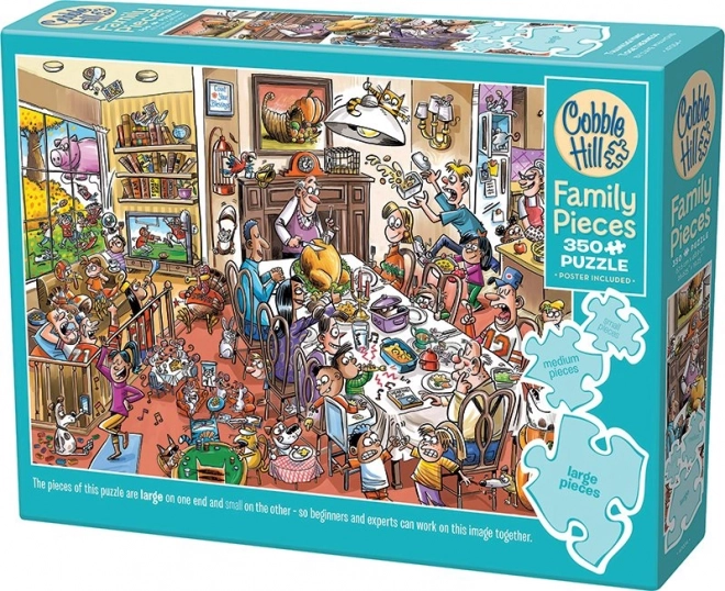 Family Puzzle Happy Thanksgiving by Cobble Hill