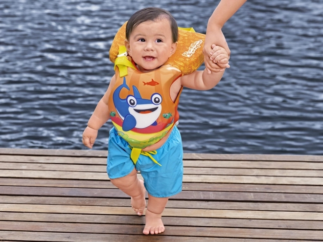 Infant Swim Vest with Shark Design