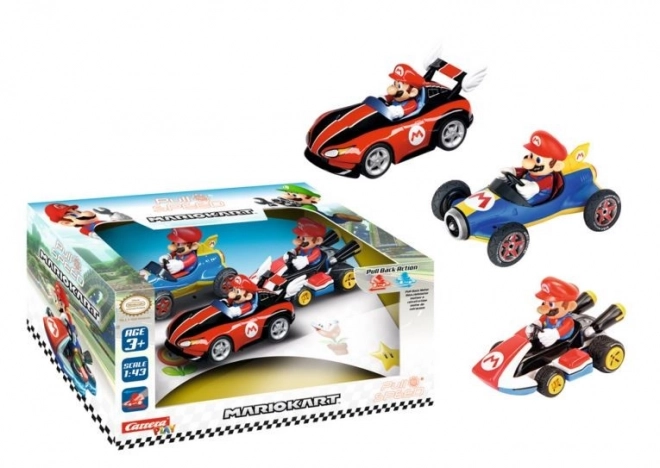 Mario Kart Vehicle Set 3-Pack Pull & Speed