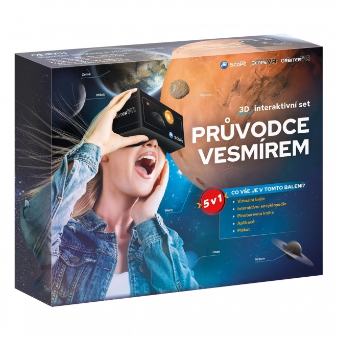 Interactive Space Discovery Set with VR Glasses