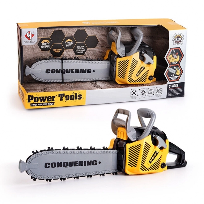 Children's Toy Chainsaw with Light and Sound Effects