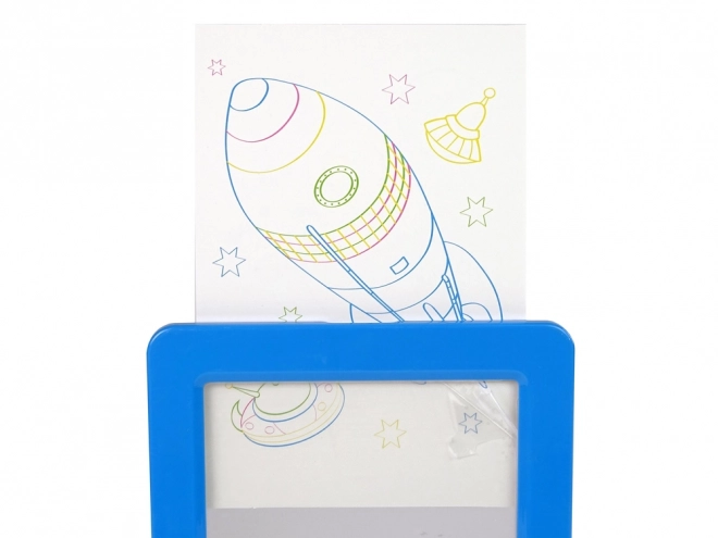 Magical Illuminated 3D Drawing Board with Blue Glasses