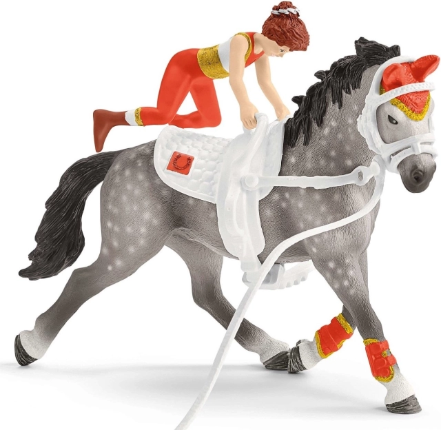 Tournament horse with removable gear