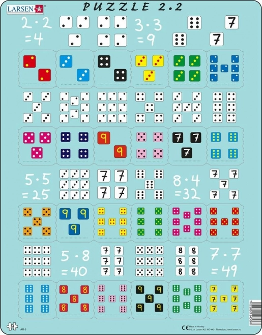 Multiplication Puzzle with Dice