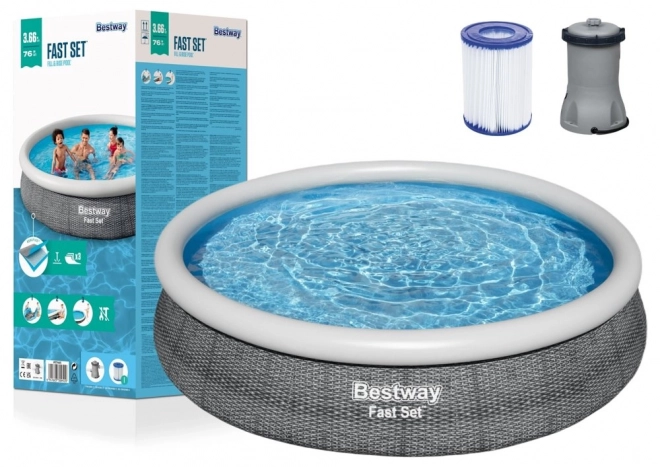 Quick Setup Above Ground Pool Bestway