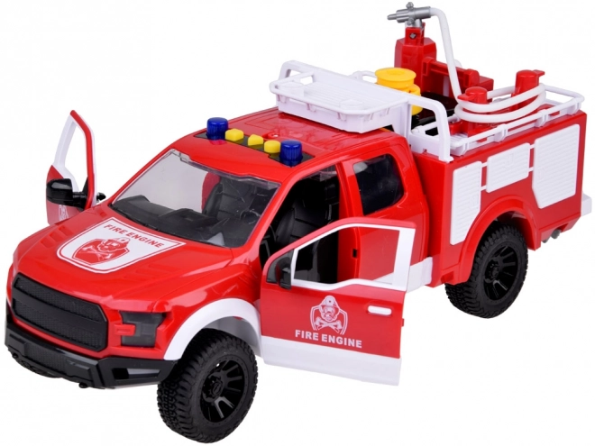 Fire Truck with Rotating Hose and Sounds