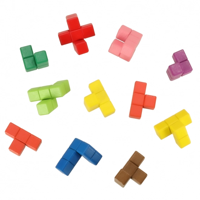 Colorful Wooden Montessori Building Blocks