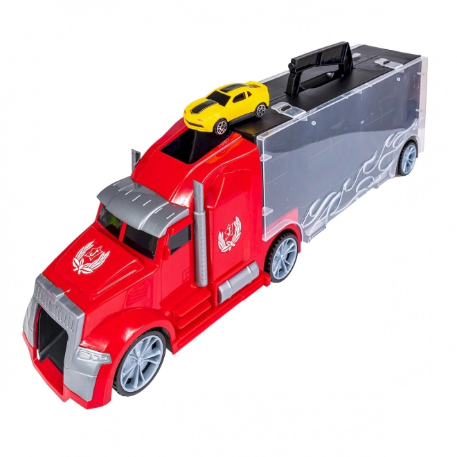 Truck Shape Carry Case with Toy Cars