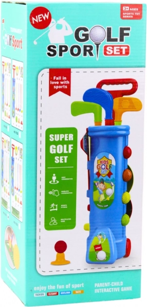 Set da golf per bambini con carrello - 20 pezzi