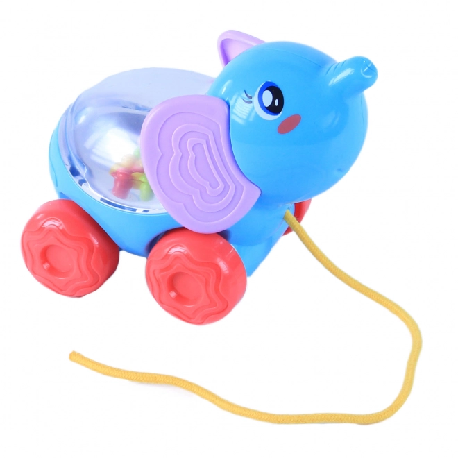 Pull Along Elephant with Colorful Balls