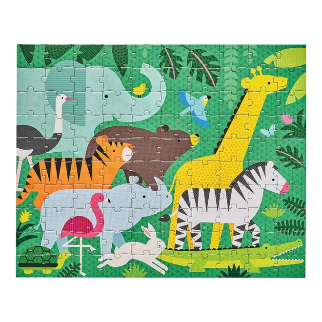 Double-Sided Jungle Puzzle