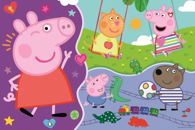 Peppa Pig Double-Sided Super Giant Puzzle