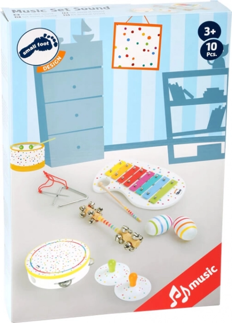 Small Foot Musical Toy Set with Polka Dots