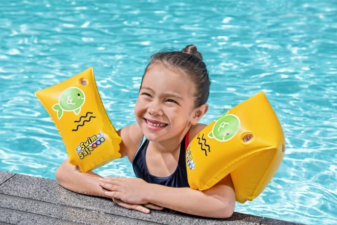 Inflatable Swimming Armbands Yellow