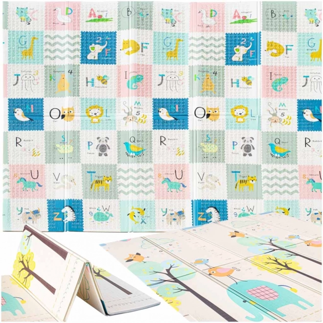 Educational Foam Mat with Safari and Cute Images