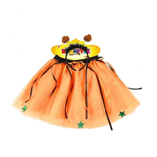 Halloween Tutu Skirt with Headband for Girls