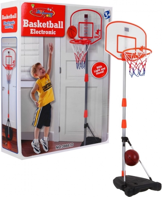 Canestro da basket 170 cm Contapunti elettronico