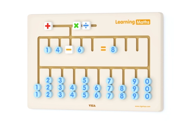 Wooden Wall Counting Game