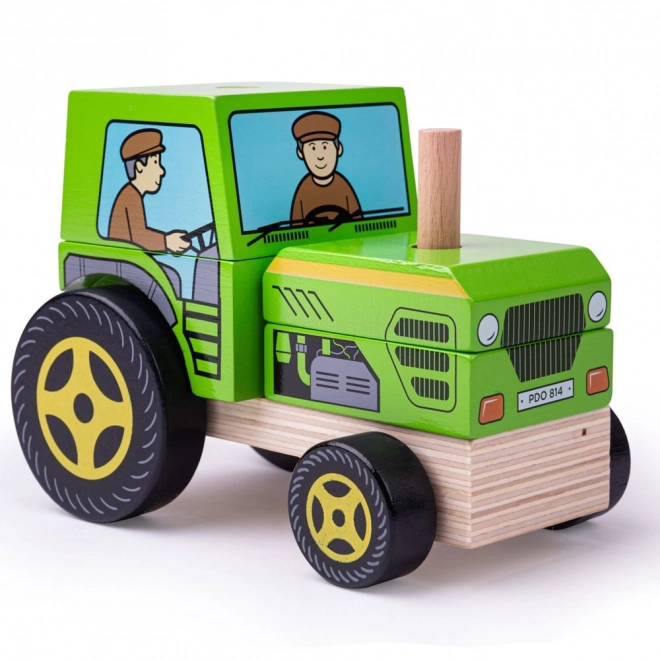 Bigjigs Baby Stackable Tractor