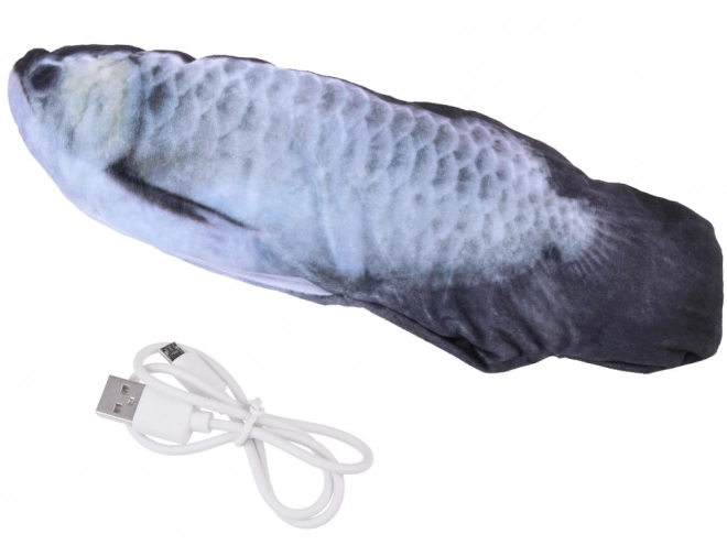 Fish Plush Toy with Moving Tail USB