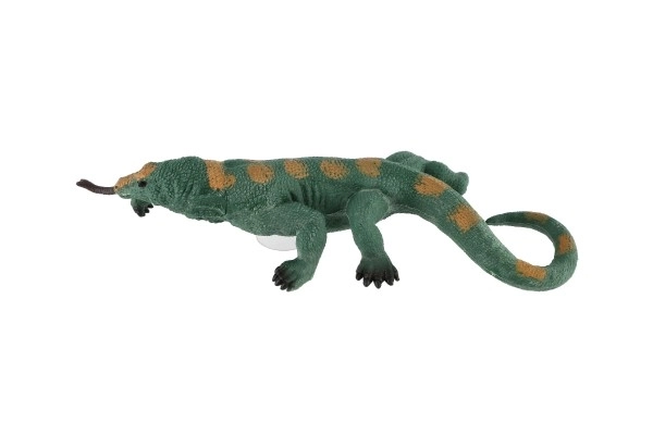 Rubber Lizard with Suction Cup 22cm