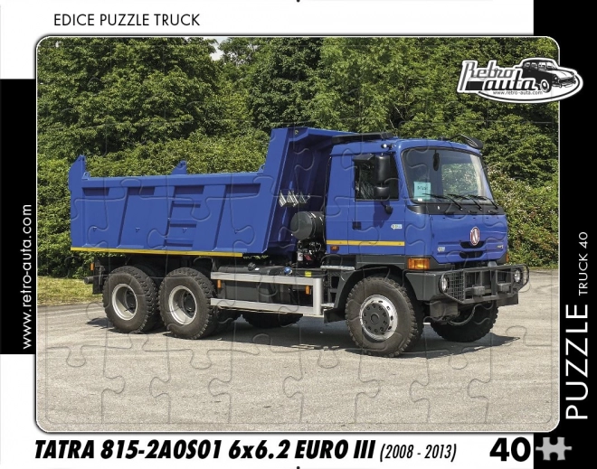 Retro Truck Puzzle Tatra 815