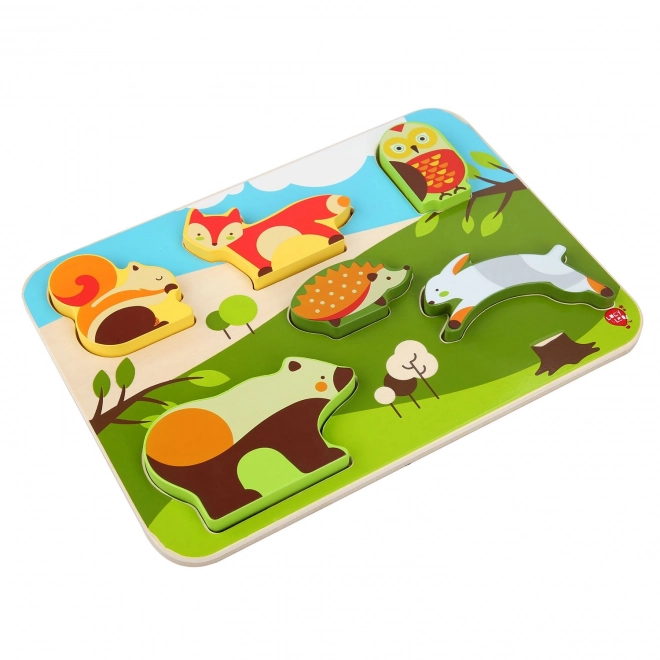 Woodland Animals Wooden Puzzle