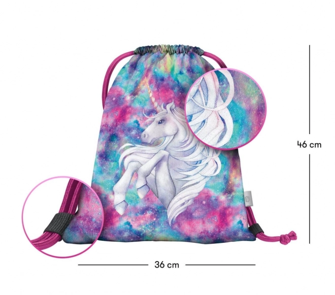 Baagl Unicorn Drawstring Bag