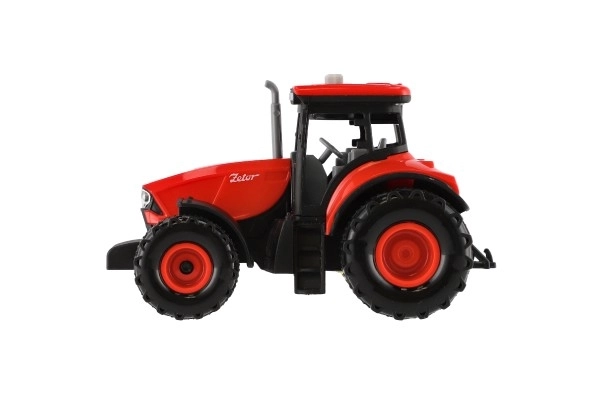 Plastic Zetor Tractor with Light and Sound 9x14cm