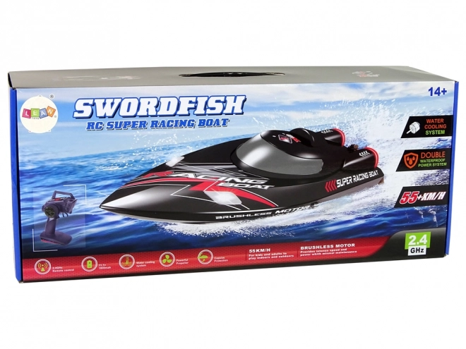 Remote Control Boat Black 60 km/h