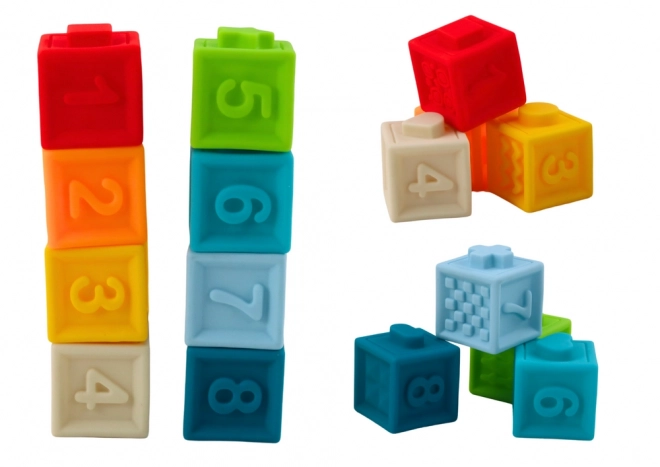 Soft Educational Bath Blocks for Kids