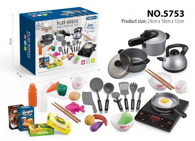 Kitchen Set with Accessories for Kids