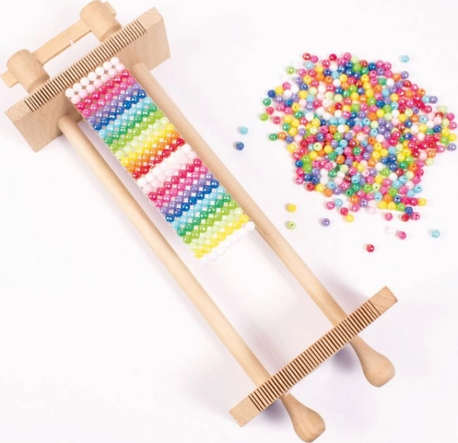 Wooden Bead Weaving Loom