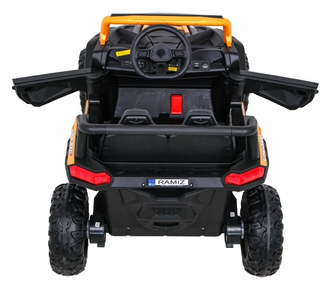 Buggy UTV 2000M samochód wyścigowy z baterią + dźwięki MP3, światła + pilot + start wolny – Złoty