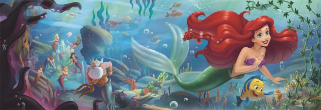 Clementoni panoramic puzzle the little mermaid