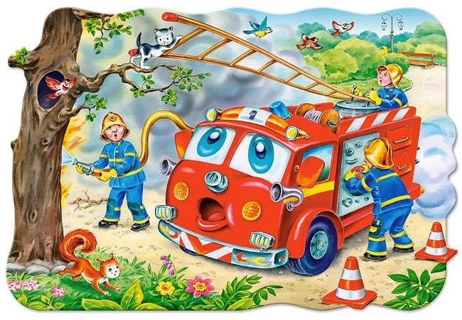 Floor Puzzle Firefighters Maxi