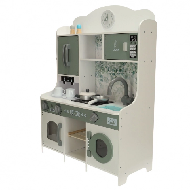Cucina in legno MDF Lulilo con Espresso 85cm