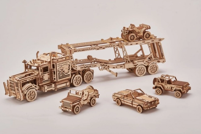 Wooden 3D Puzzle Jeep