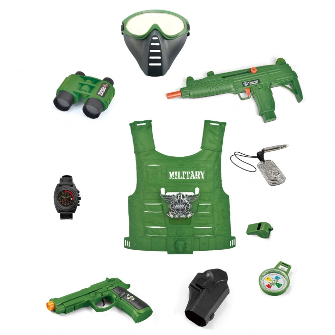 Military Play Set with Accessories and Sound