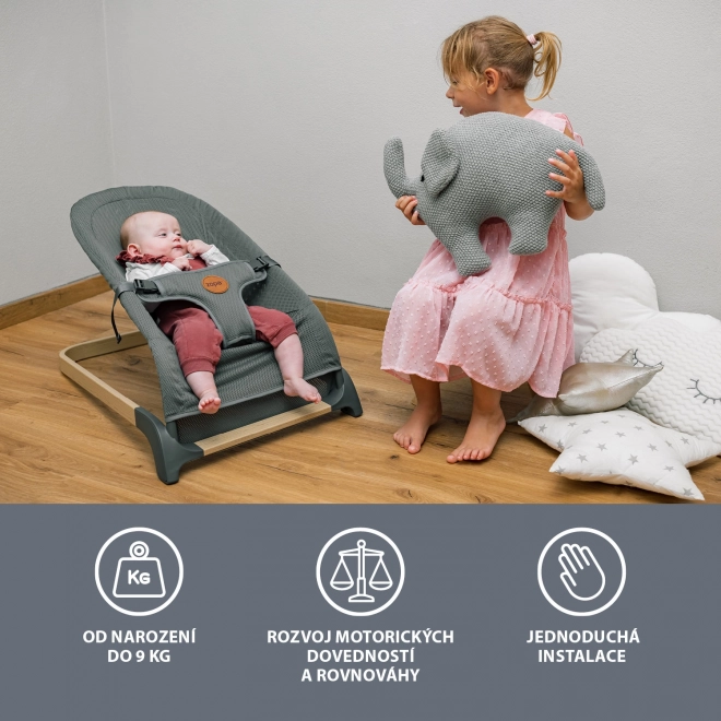 Comfort Baby Bouncer Diamond Grey